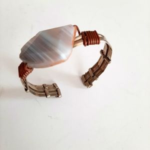 Vintage Artisan Stone Bracelet